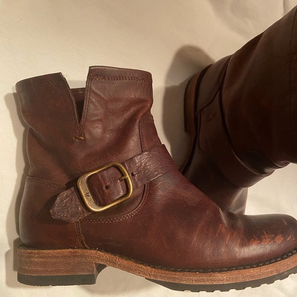 Boots Leather Size 6 Frye EXCELLENT CONDITION - Picture 5 of 10